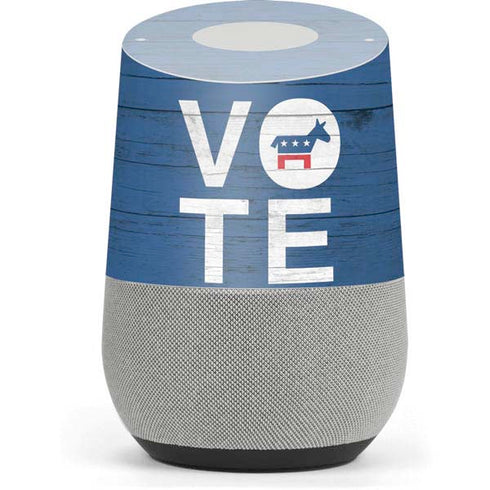Vote Democrat Google Home Skin